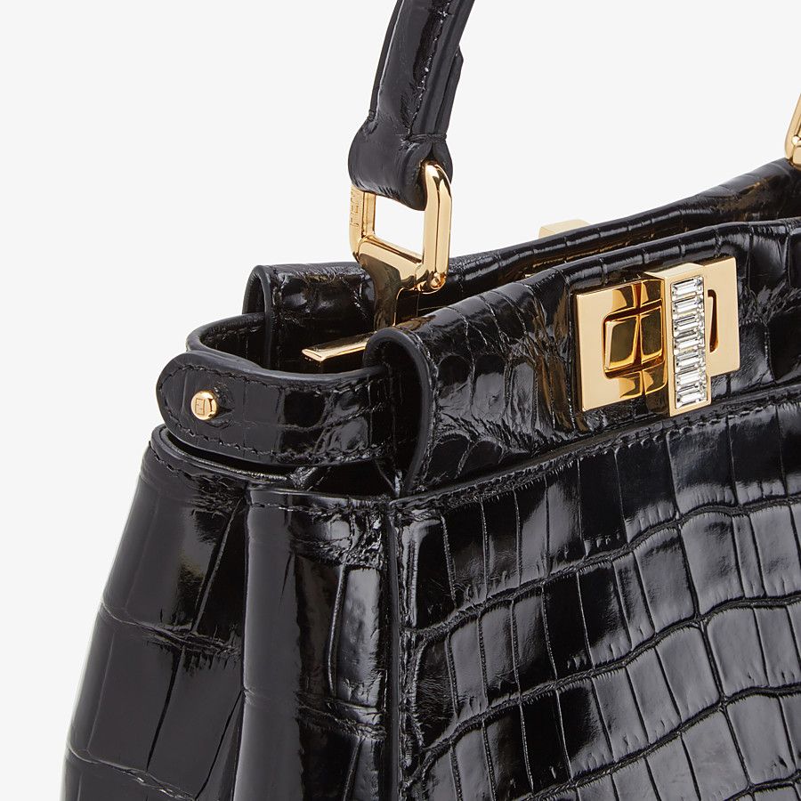 Fendi Mini-bag in Black Crocodile