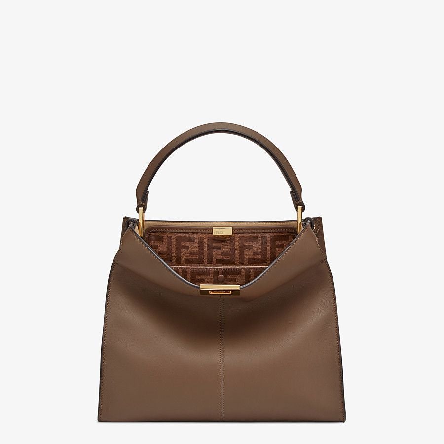 Fendi X-lite Brown Leather Bag