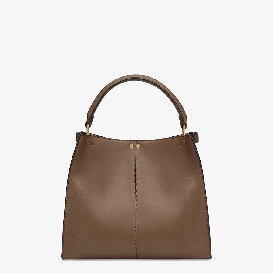 Fendi X-lite Brown Leather Bag