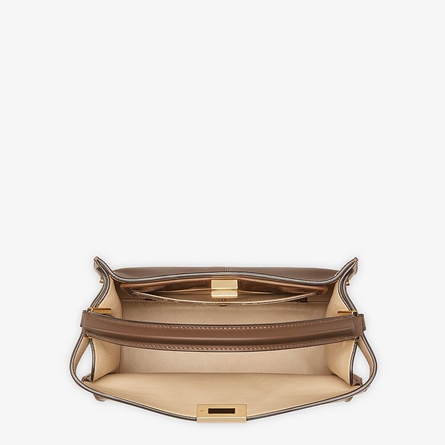 Fendi X-lite Brown Leather Bag