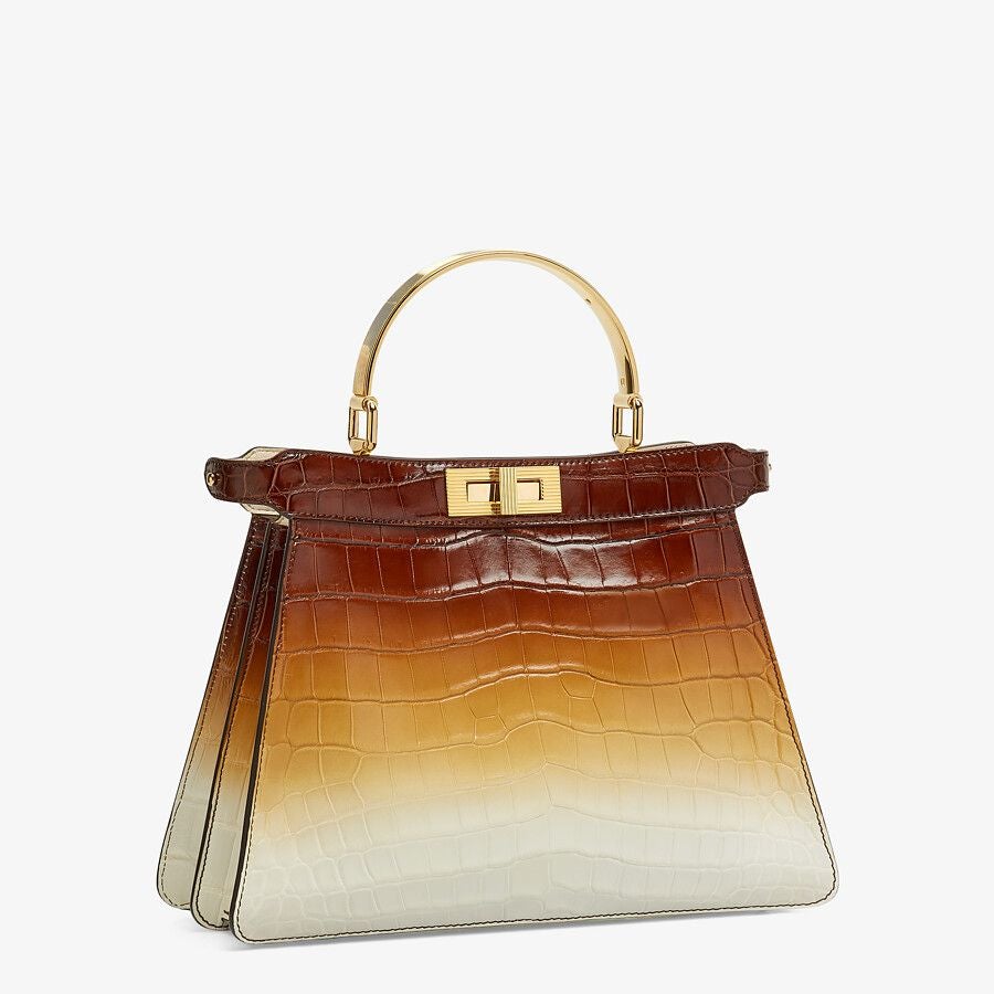 Fendi Crocodile Leather Bag in Three Color