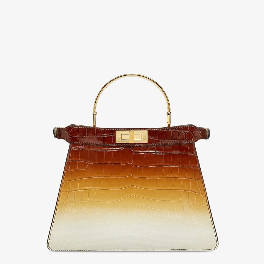 Fendi Crocodile Leather Bag in Three Color