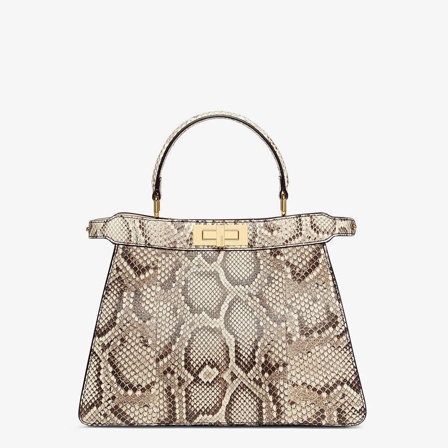 Fendi Medium Natural Python Leather Bag