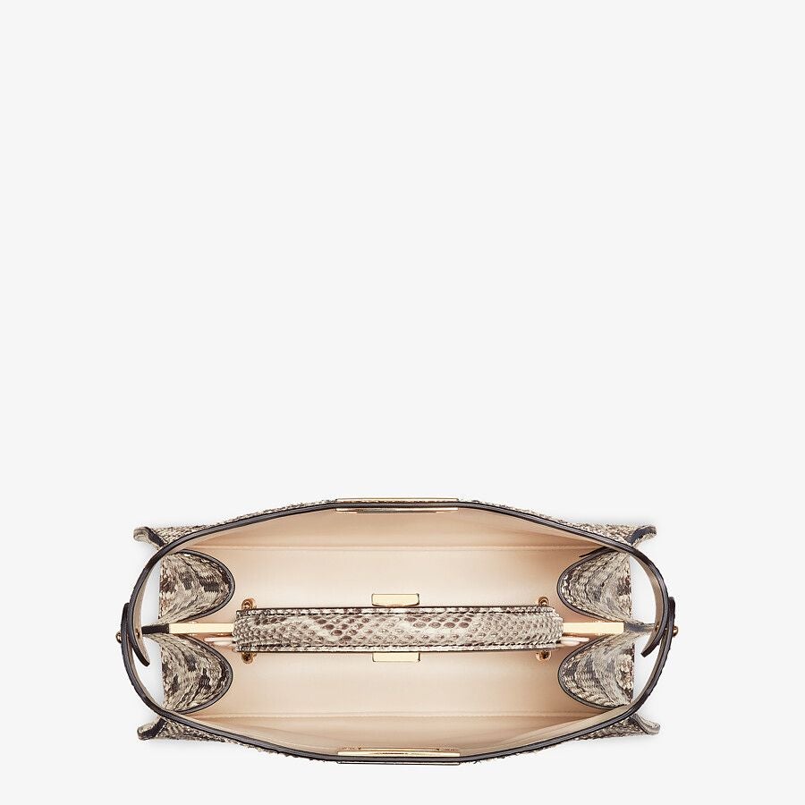 Fendi Medium Natural Python Leather Bag