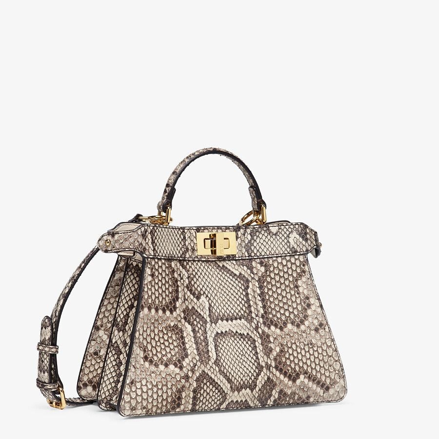 Fendi Small Natural Python Leather Bag