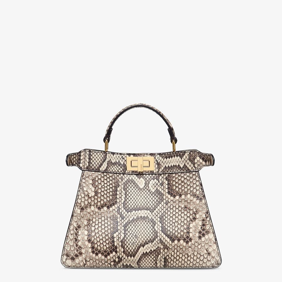 Fendi Medium Natural Python Leather Bag