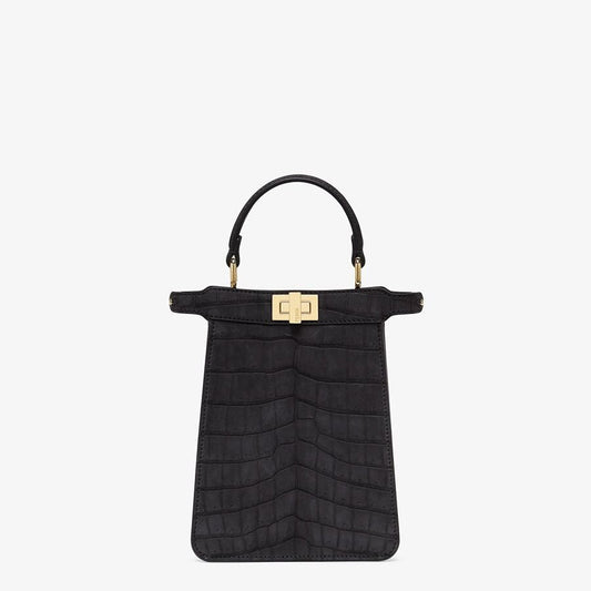 Fendi Vertical Small Crocodile Bag