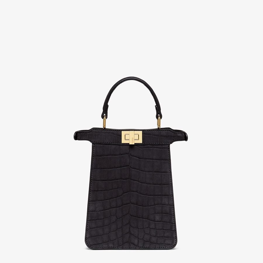 Fendi Vertical Small Crocodile Bag