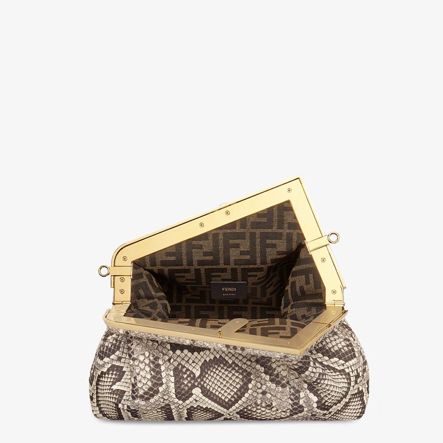 Fendi Medium Python Leather Bag