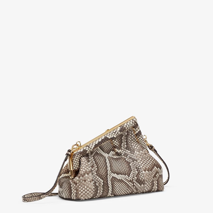 Fendi Small Natural Python Leather Bag