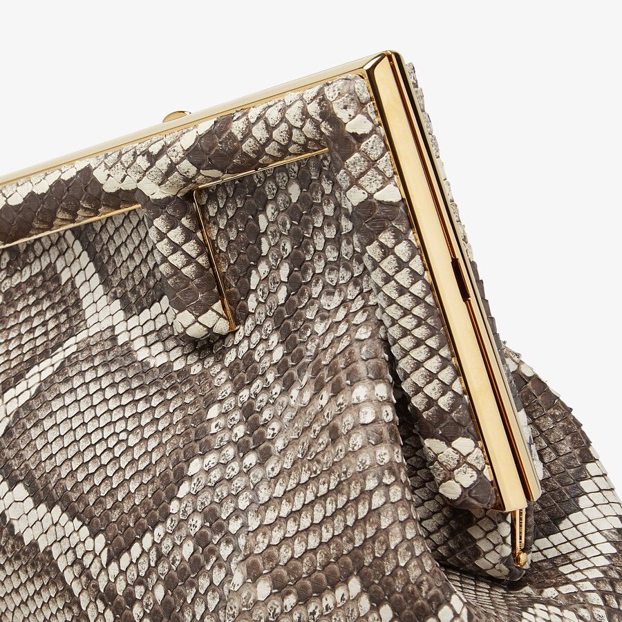 Fendi Small Natural Python Leather Bag