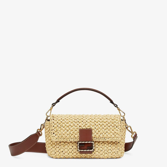 Fendi Woven Straw Bag