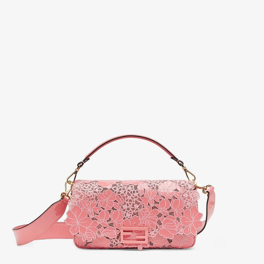 Fendi Embroidered Patent Leather Bag