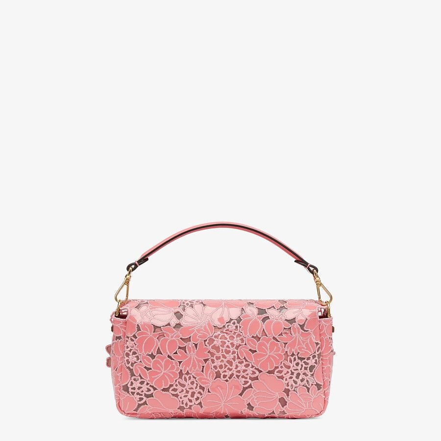 Fendi Embroidered Patent Leather Bag