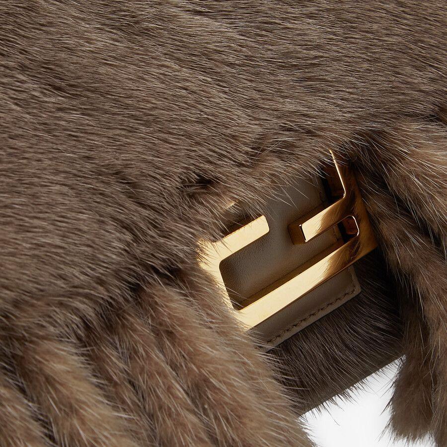 Fendi Mink Bag With Fringing