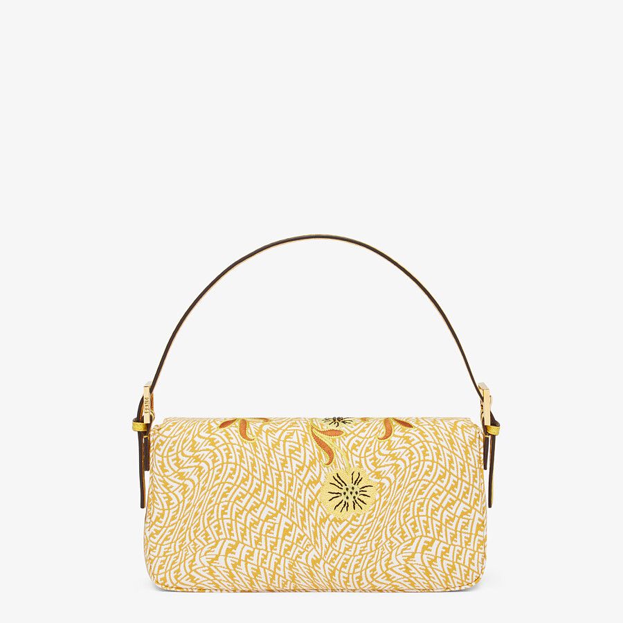 Fendi Ff Vertigo Jacquard Bag With Embroidery