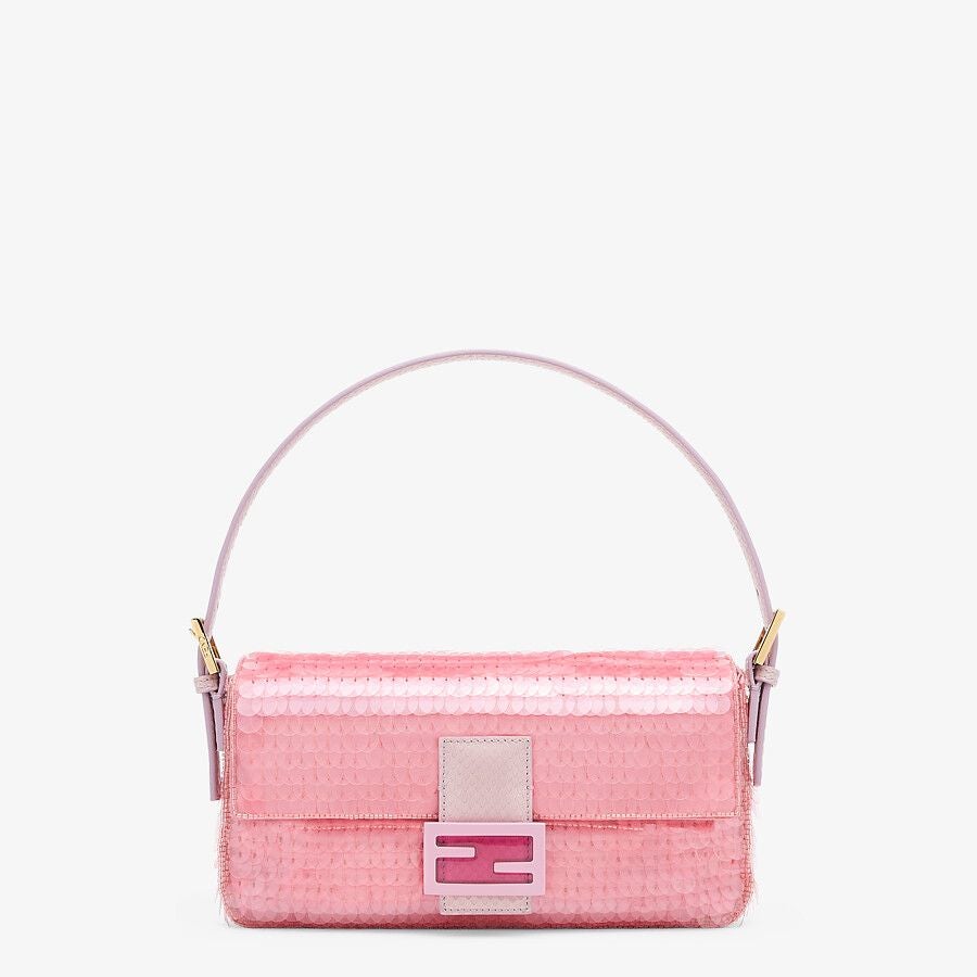 Fendi Satin Bag With Sequin