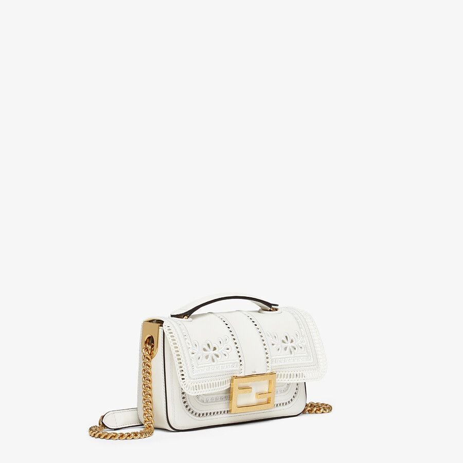 Fendi Embroidered  Leather Bag