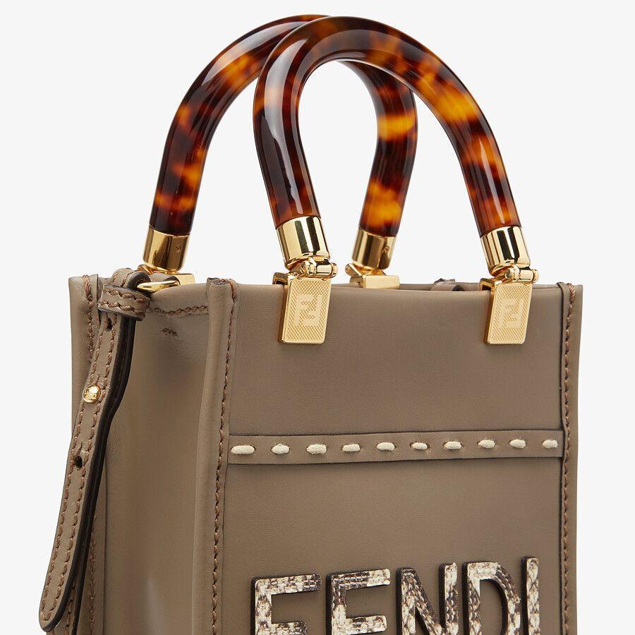 Fendi Leather and Elaphe Mini-bag