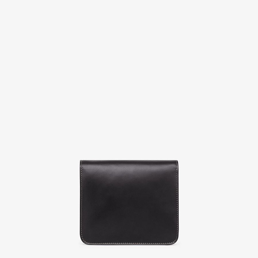 Fendi Karligraphy Black Leather Bag