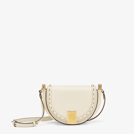 Fendi White Leather Bag