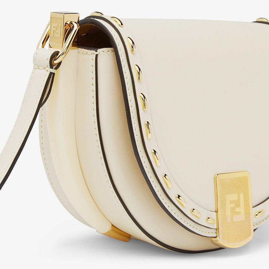 Fendi White Leather Bag