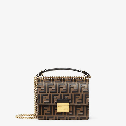 Fendi Brown Leather Mini-bag