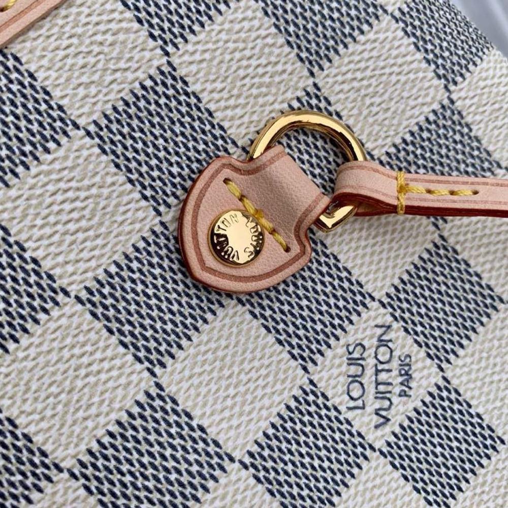 Louis Vuitton NEVERFULL MM Damier Ebene Beige