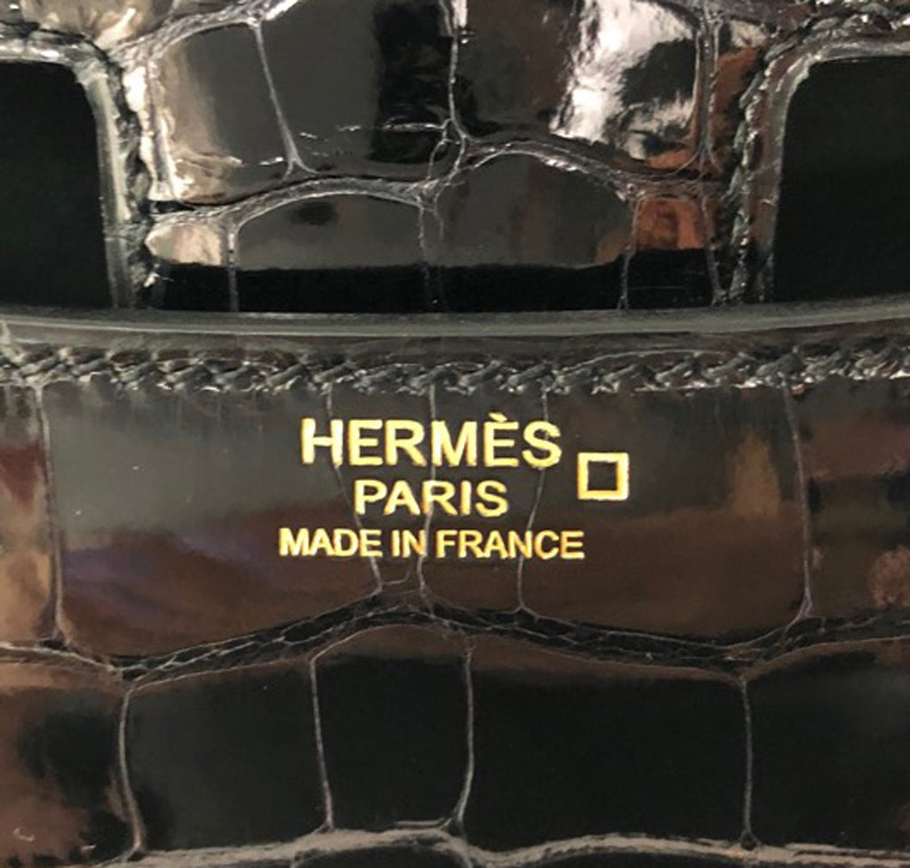 Hermès Constance 24 Alligator Noir Bag