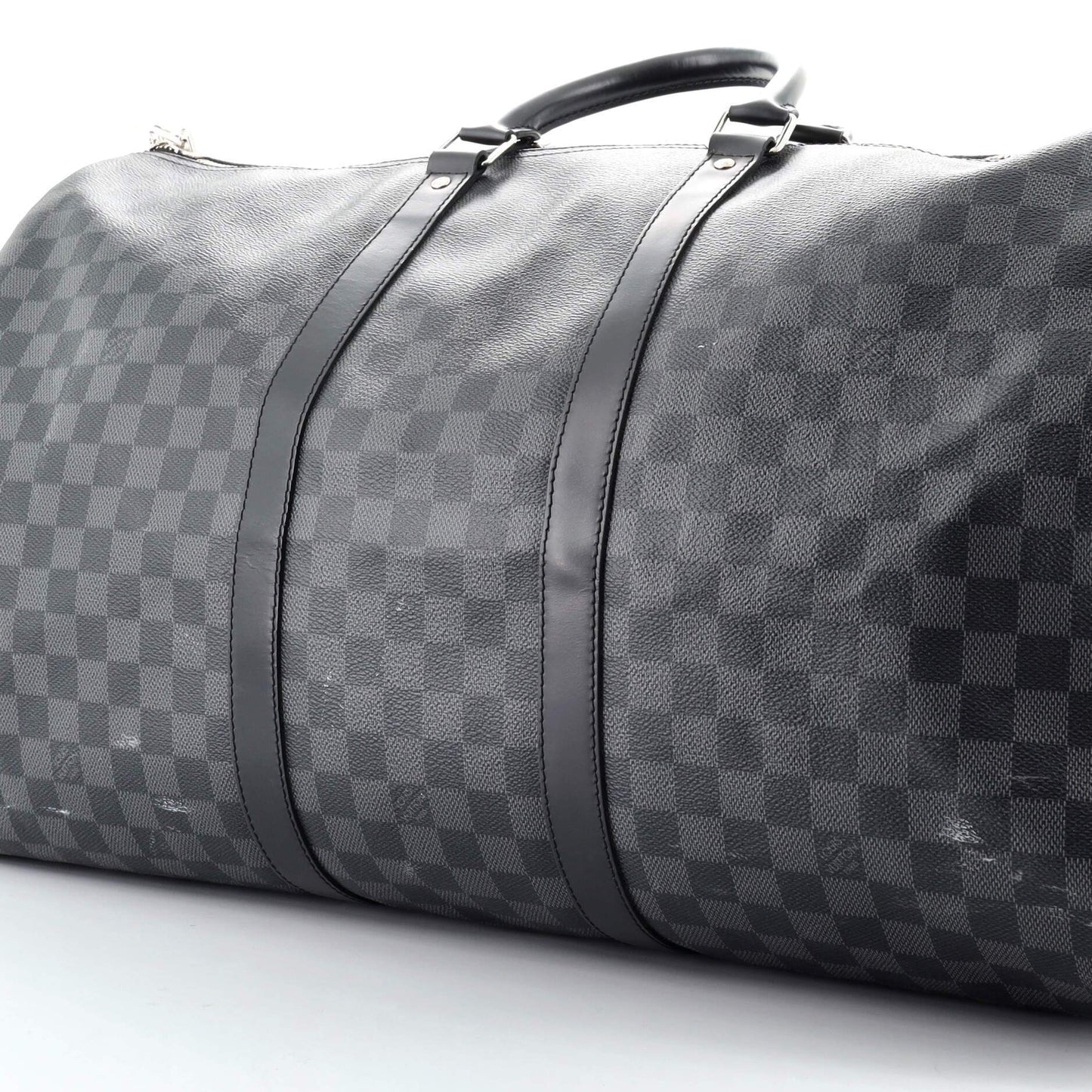 Louis Vuitton Keepall Bandouliere Bag Damier Graphite 55