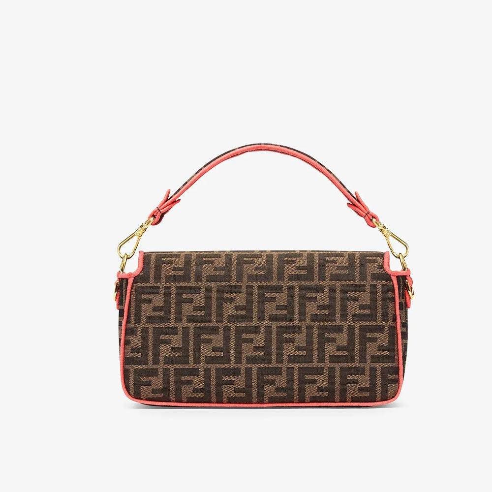 BAGUETTE Fendi Roma/Amor Fabric Bag