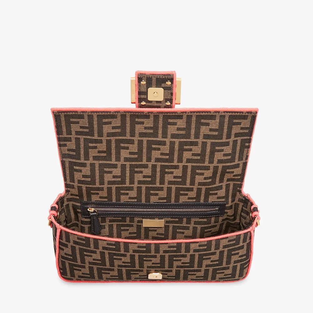 BAGUETTE Fendi Roma/Amor Fabric Bag