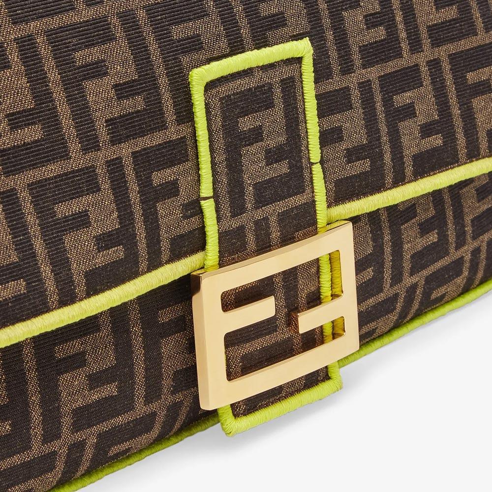 BAGUETTE LARGE Fendi Roma/Amor Fabric Bag