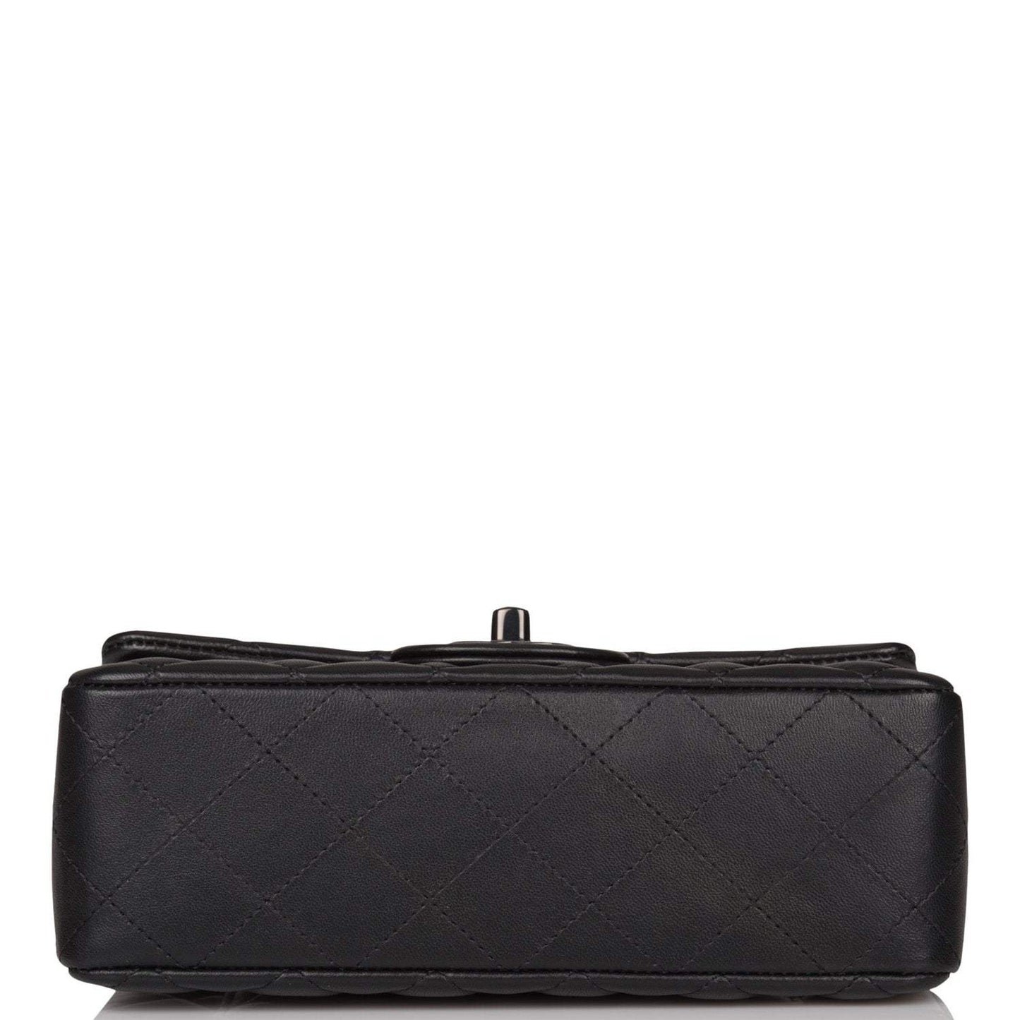 Chanel SO Black Quilted Lambskin Rectangular Mini Classic Flap Bag Black Hardware