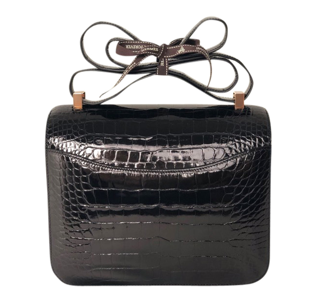 Hermès Constance 24 Alligator Noir Bag