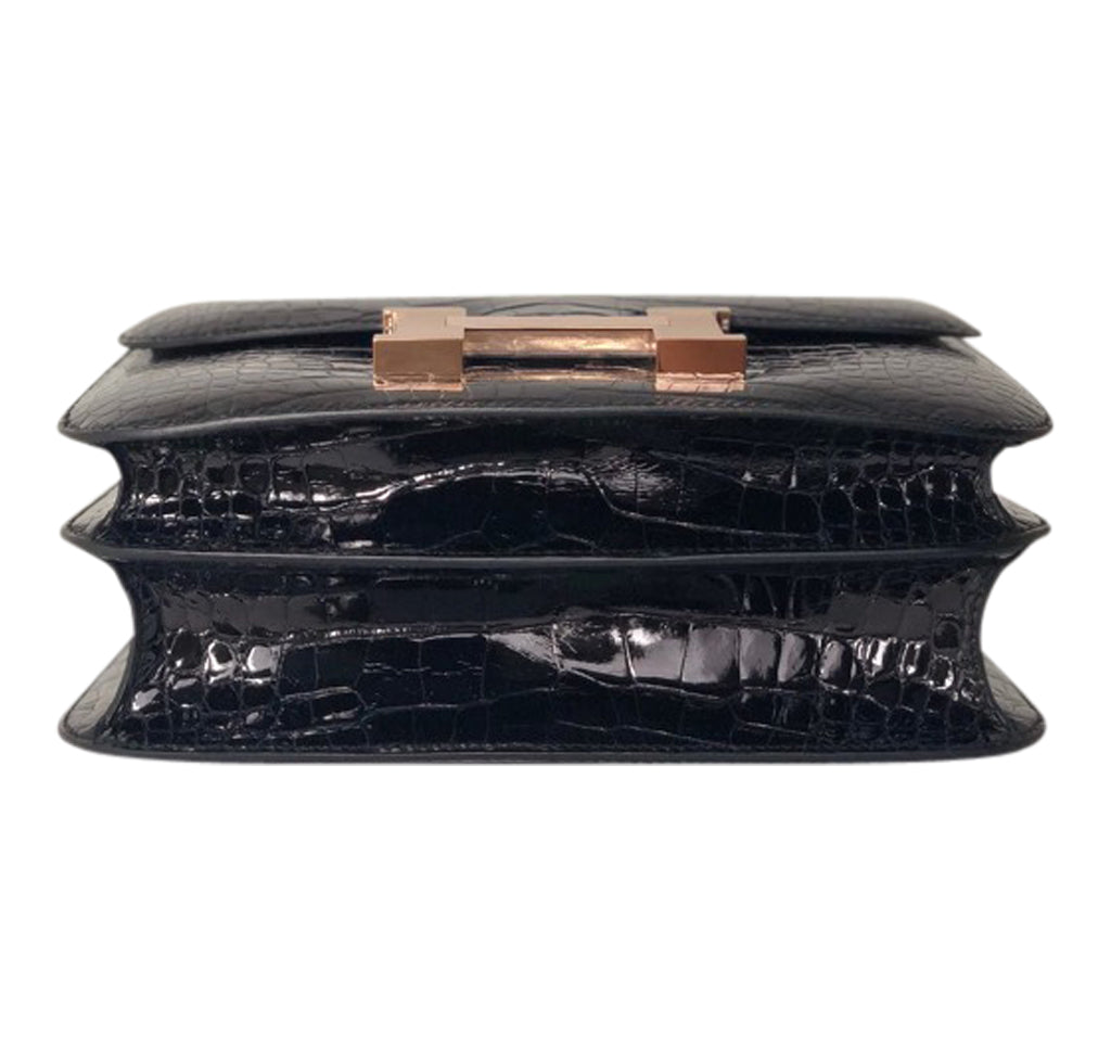 Hermès Constance 24 Alligator Noir Bag