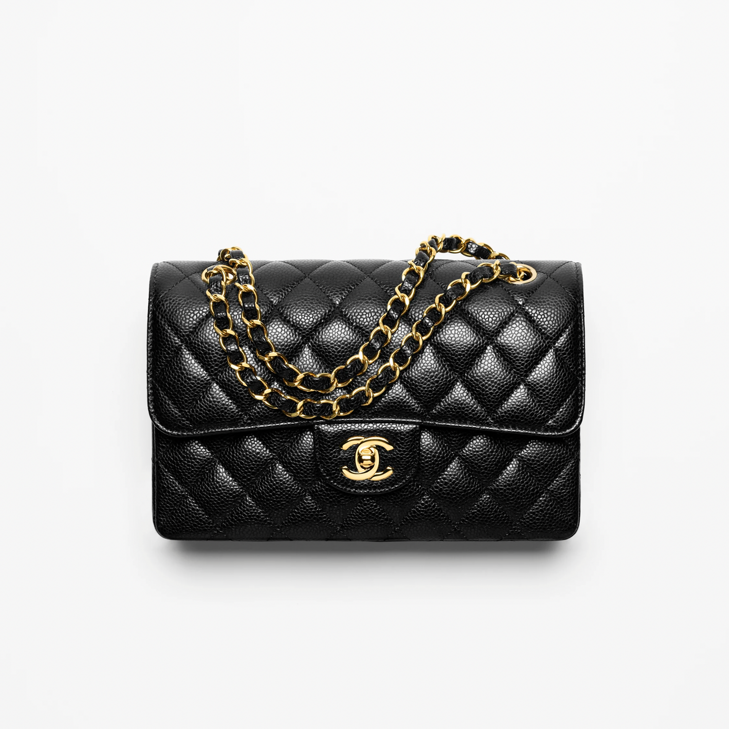 Chanel Black Caviar Small Classic Flap Bag