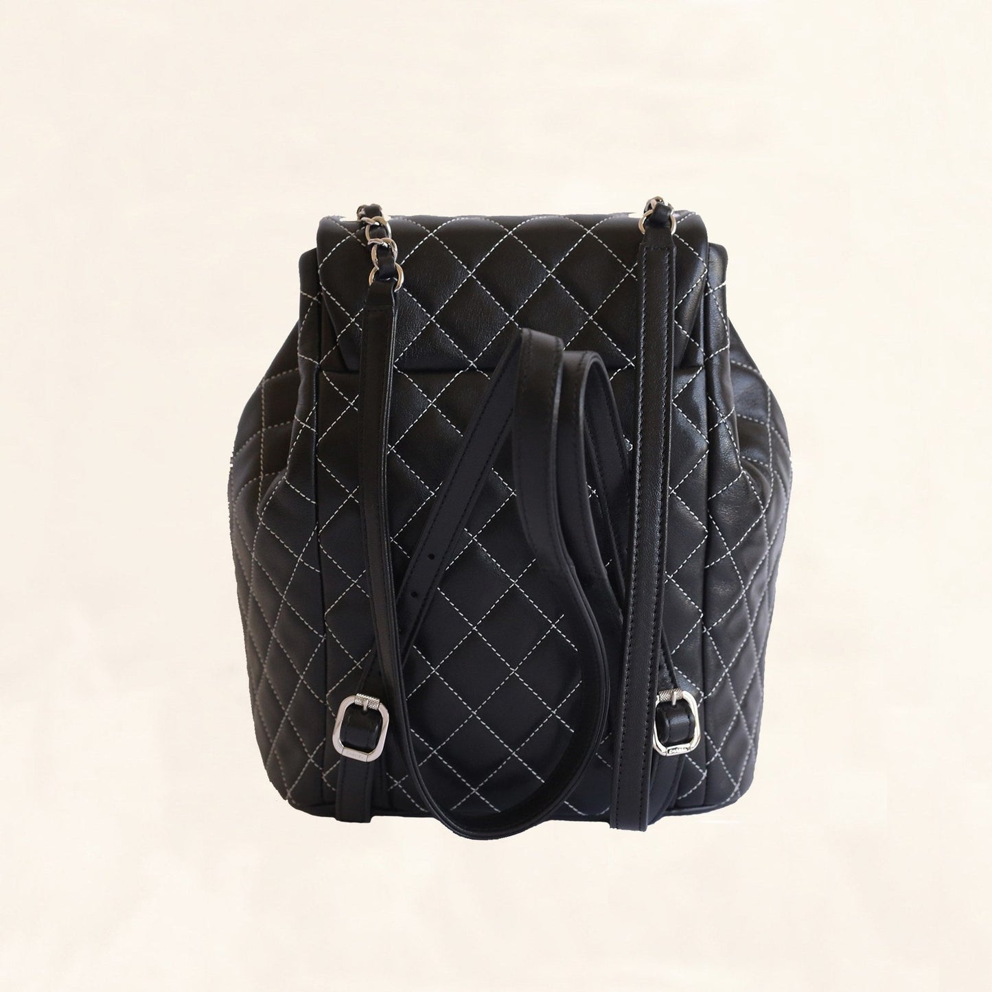 Chanel | Lambskin Quilted-Stiched Backpack | Small