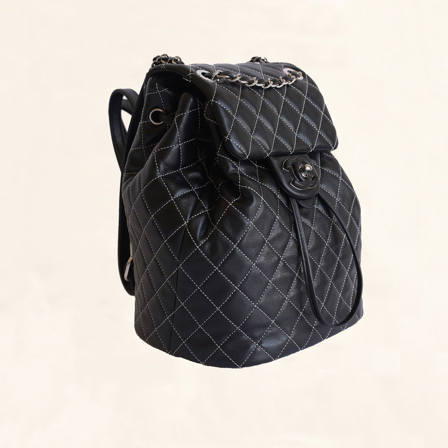 Chanel | Lambskin Quilted-Stiched Backpack | Small