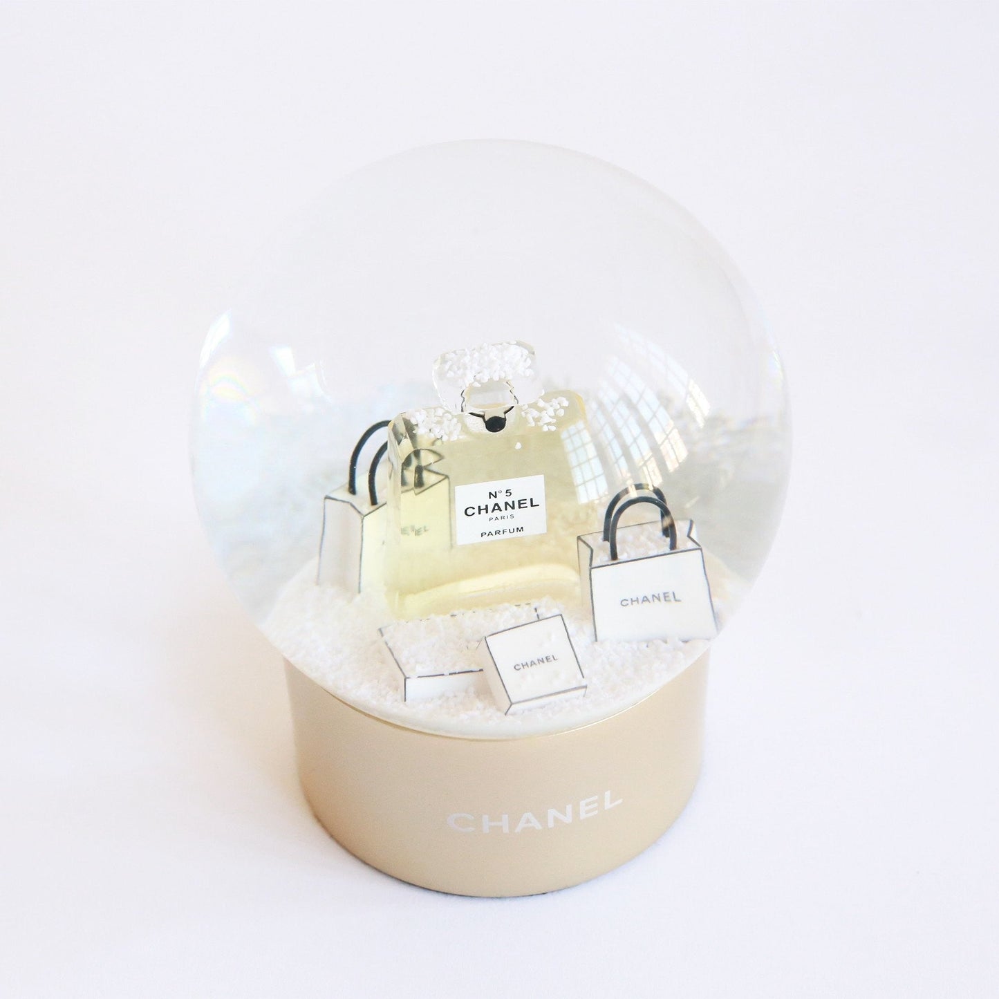 Chanel Snow Globe Perfume Shopping Bag Medium