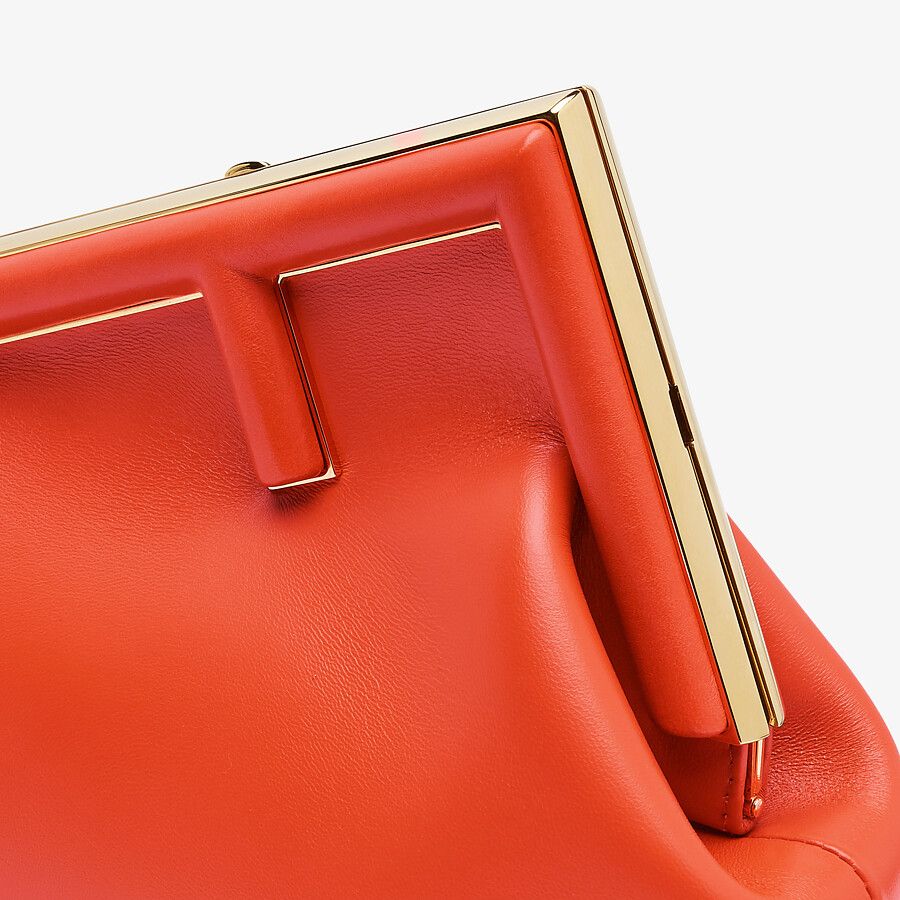 Fendi First Small Red leather bag