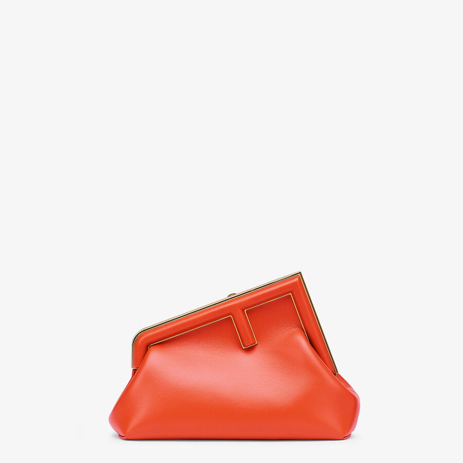 Fendi First Small Red leather bag