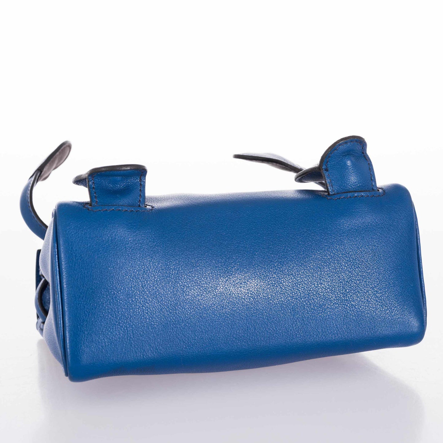 Hermes Kelly Quelle Idole Doll Bag Blue Gulliver Leather Palladium Hardware