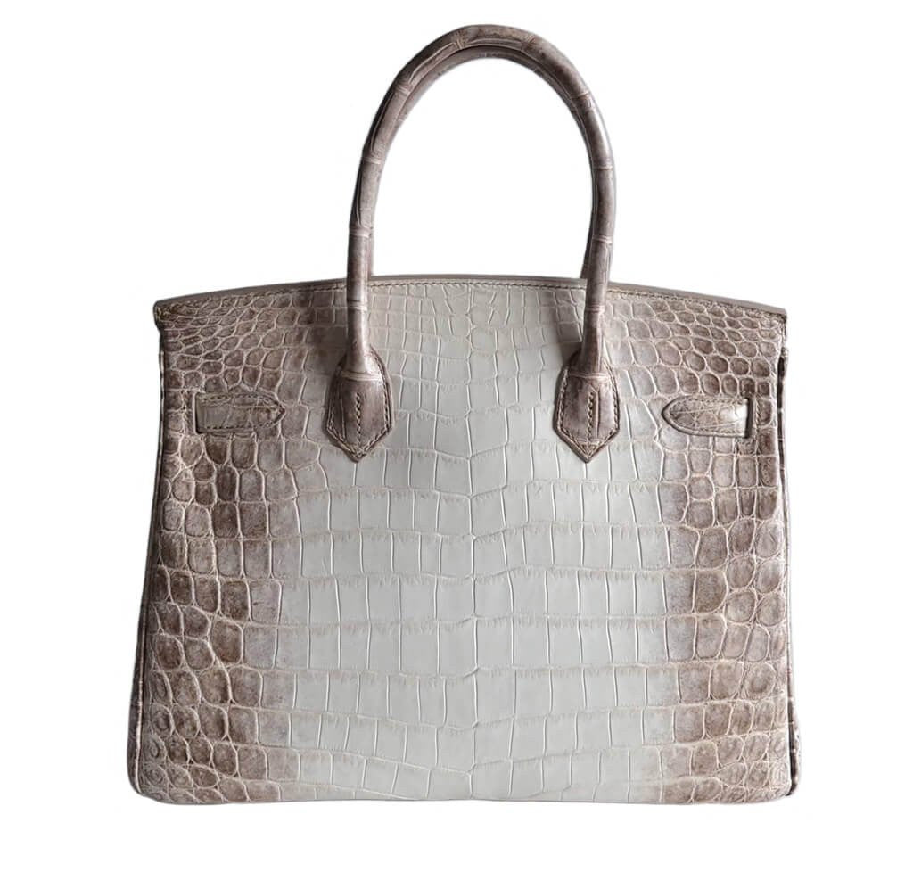 Hermès Birkin 30 Himalayan Niloticus Crocodile Bag