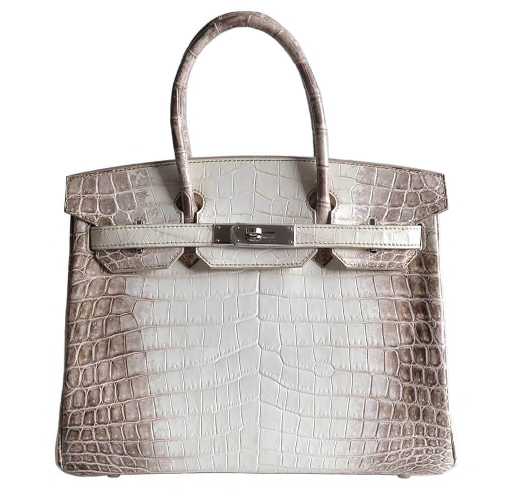 Hermès Birkin 30 Himalayan Niloticus Crocodile Bag