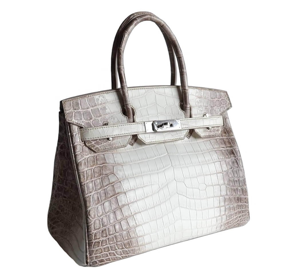 Hermès Birkin 30 Himalayan Niloticus Crocodile Bag