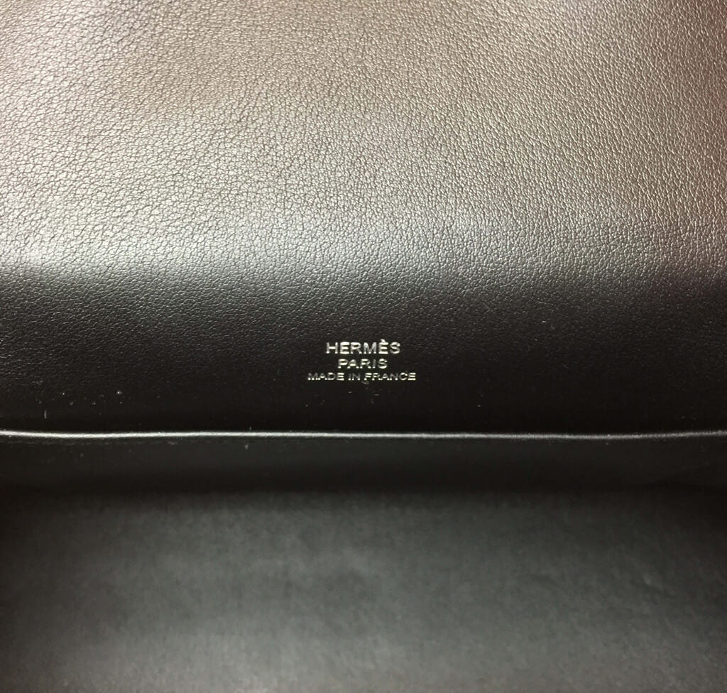 Hermès Clutch Kelly Pochette Black PHW