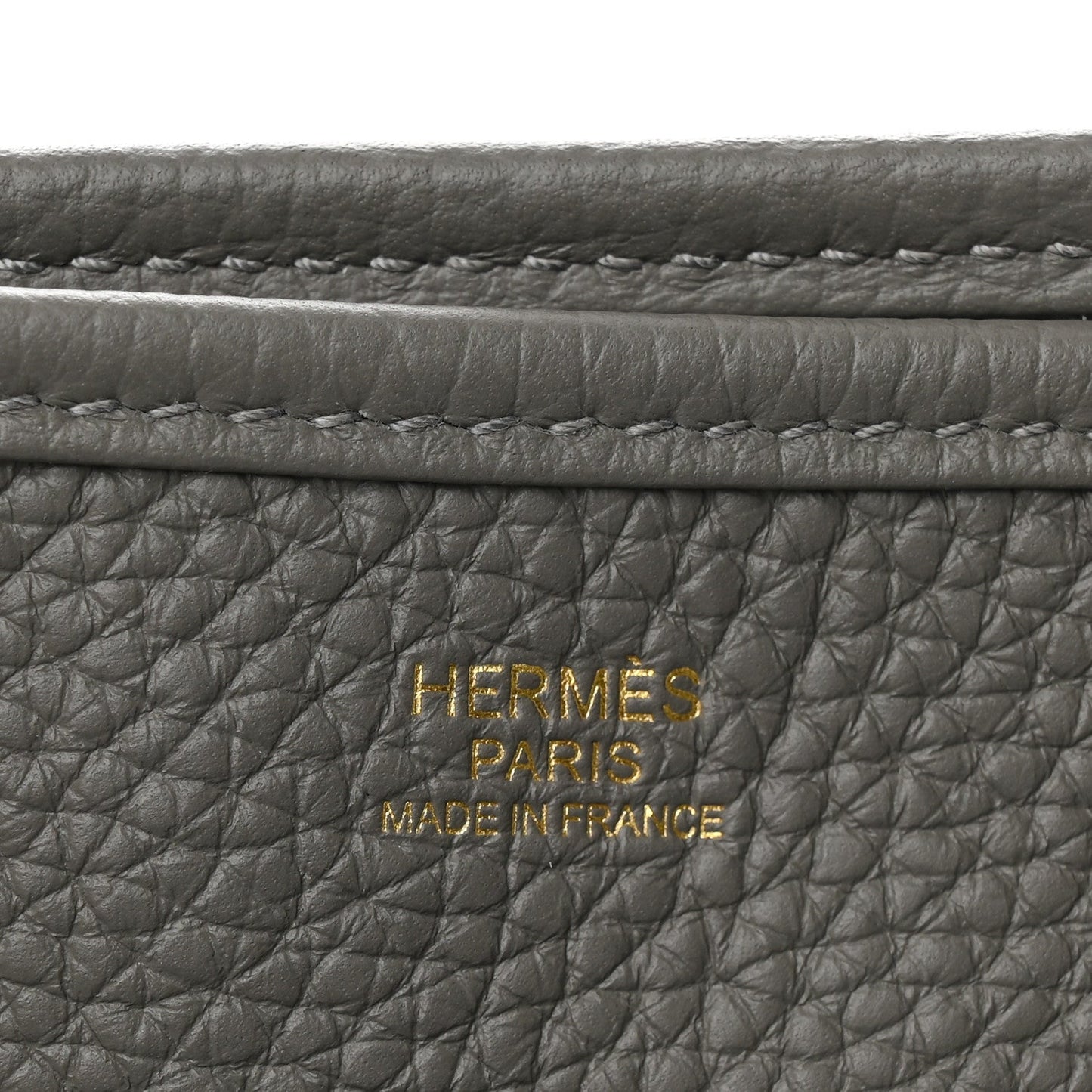 Hermes Evelyne III PM Gris Meyer Clemence Gold Hardware