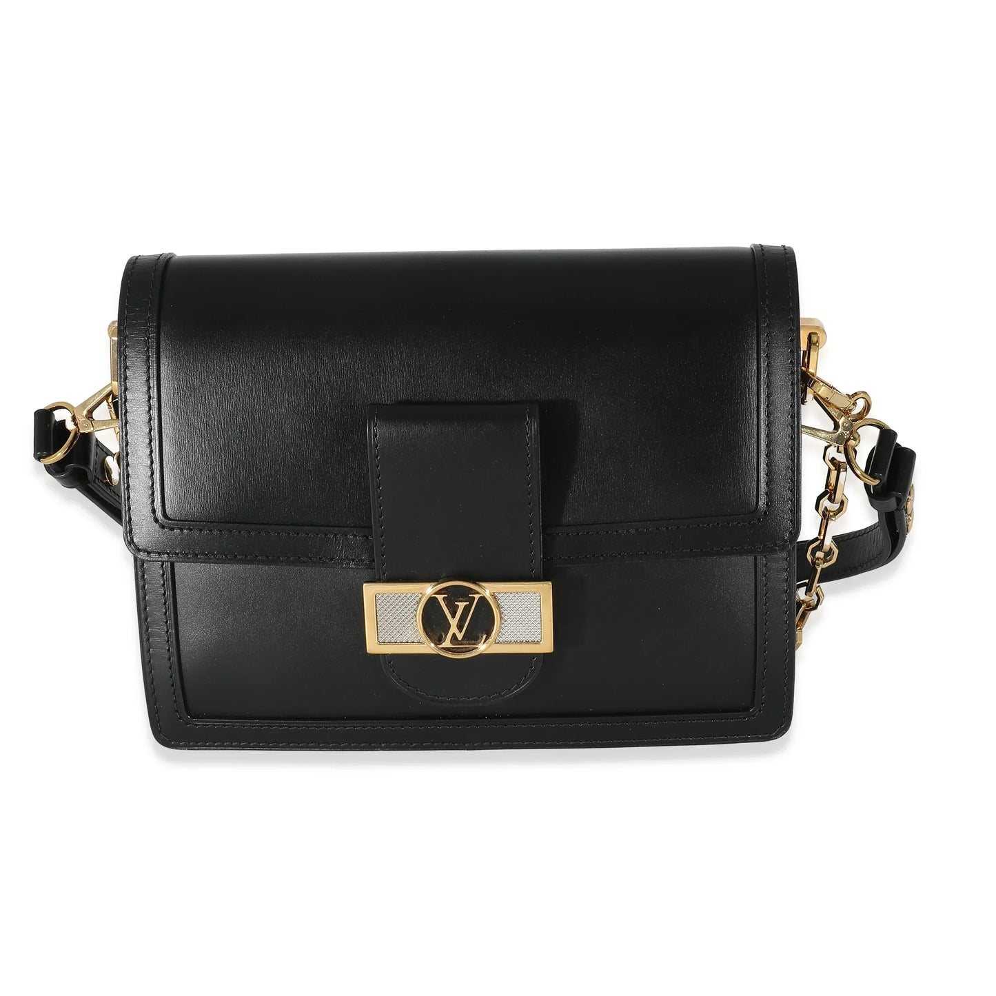 Louis Vuitton DAUPHINE MM Black smooth