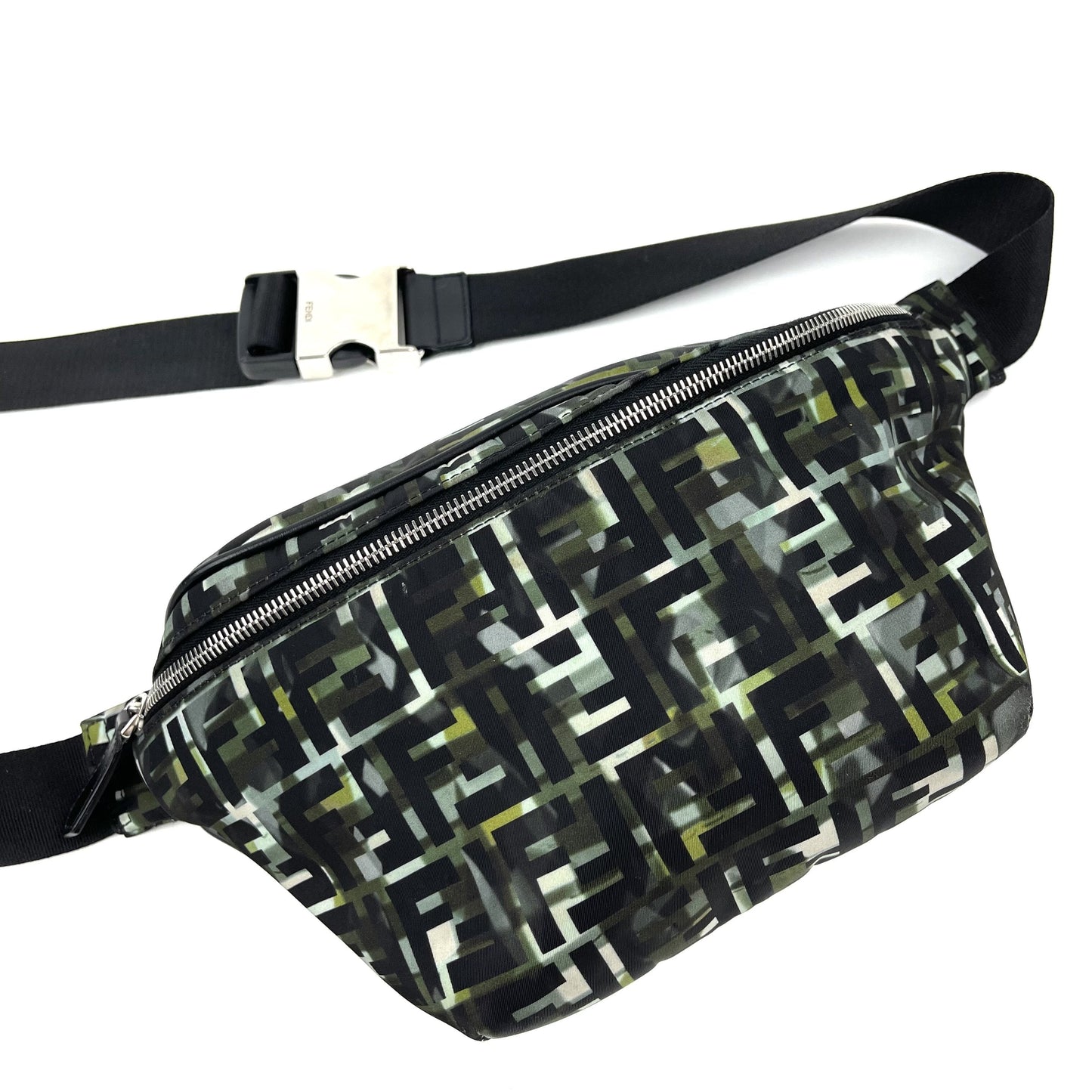 FENDI Camouflage FF Print Belt Bag